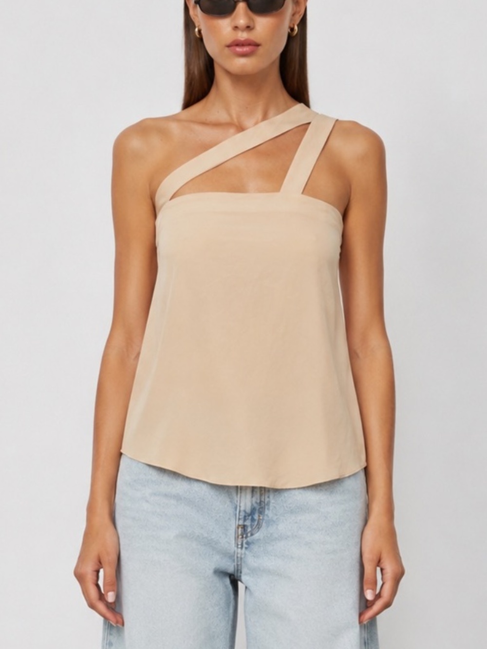 REVOLVE | Amanda Uprichard | Asymmetrical Strap Top | Size Small
